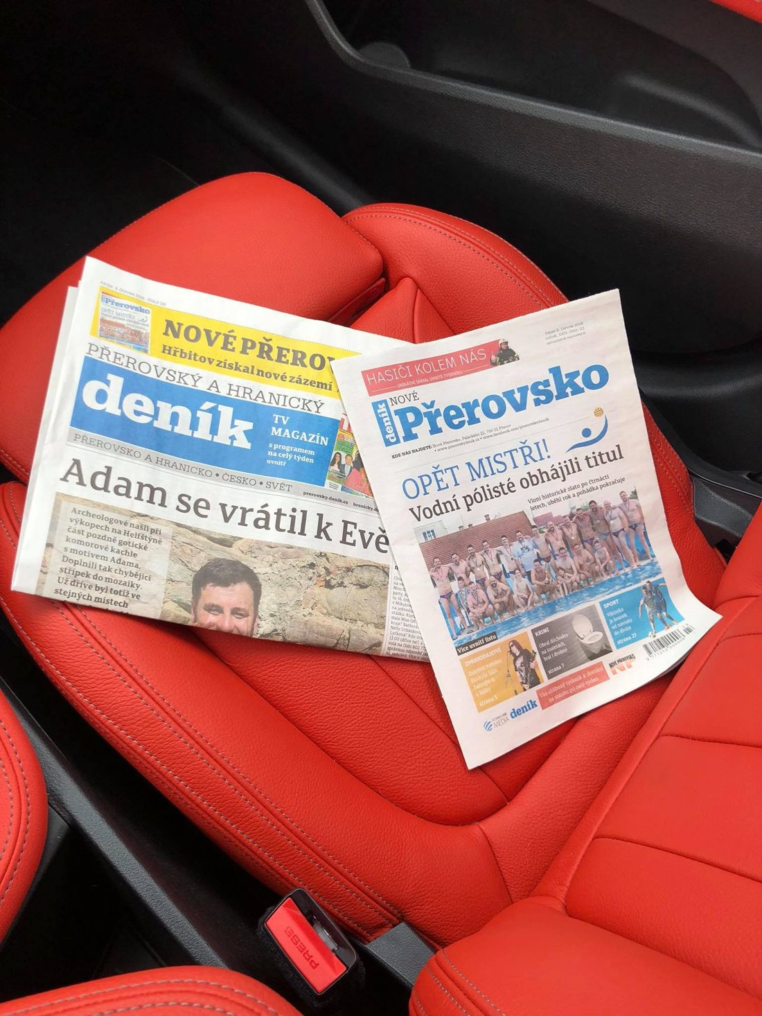 Kupujte Deník dokud je 😁 uvnitř Přerovsko a na úvodní stránce MISTŘI 👏