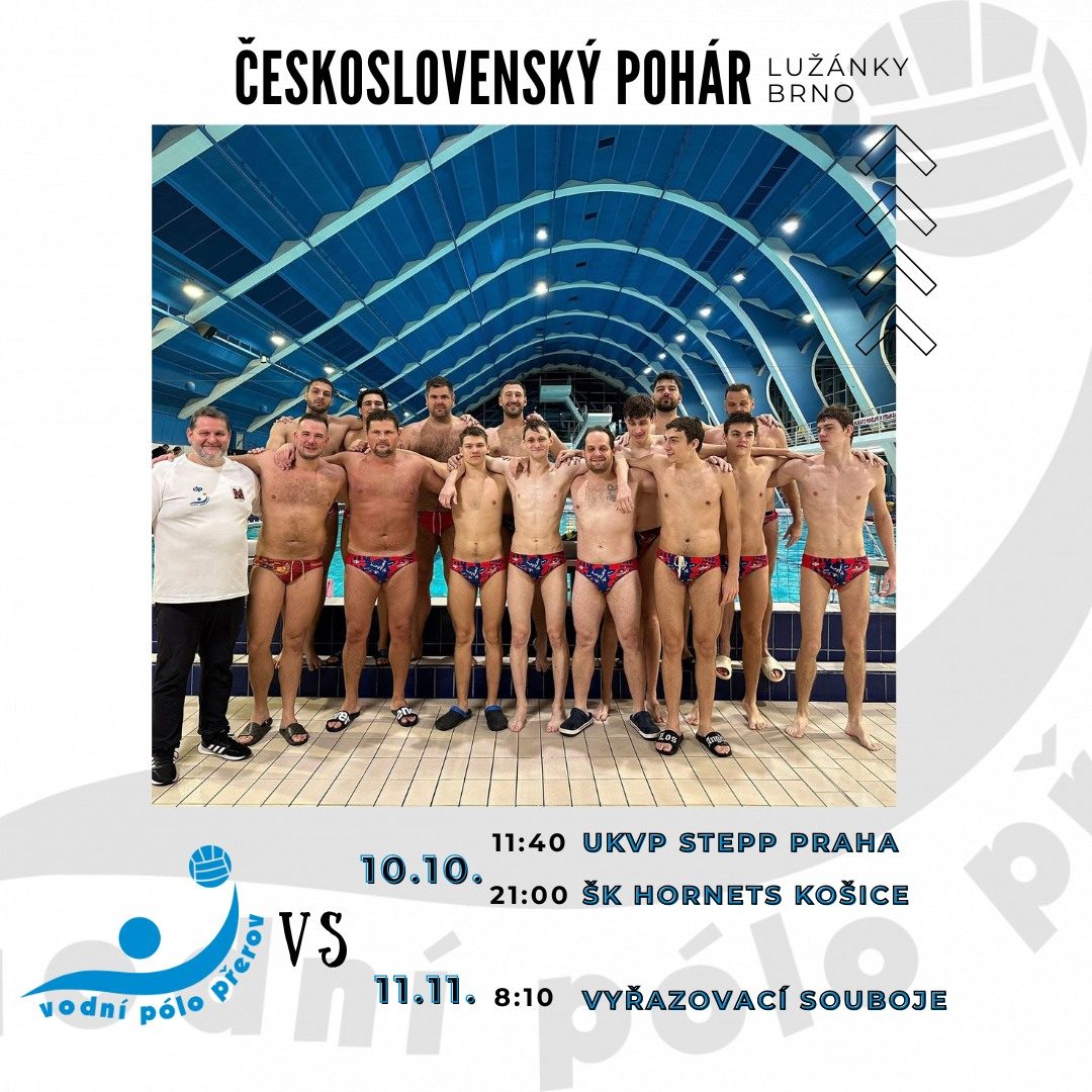 MUŽI | 🇨🇿🇸🇰 Československý pohár – vstup do nové sezony! 🌊💛💙