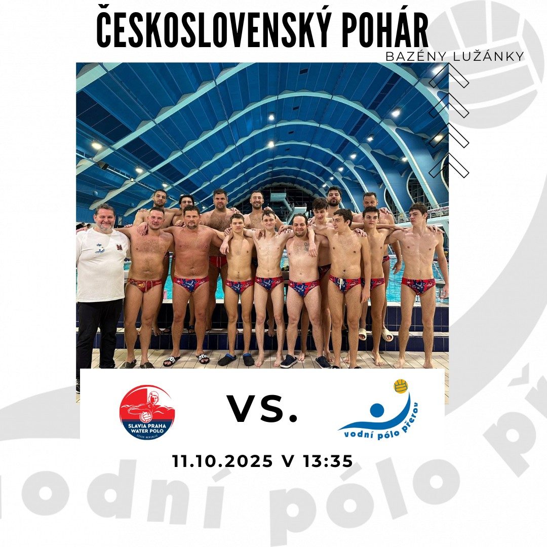 MUŽI | 🇨🇿🇸🇰 Československý pohár – sobota ve znamení dvou zápasů! 🌊💛💙