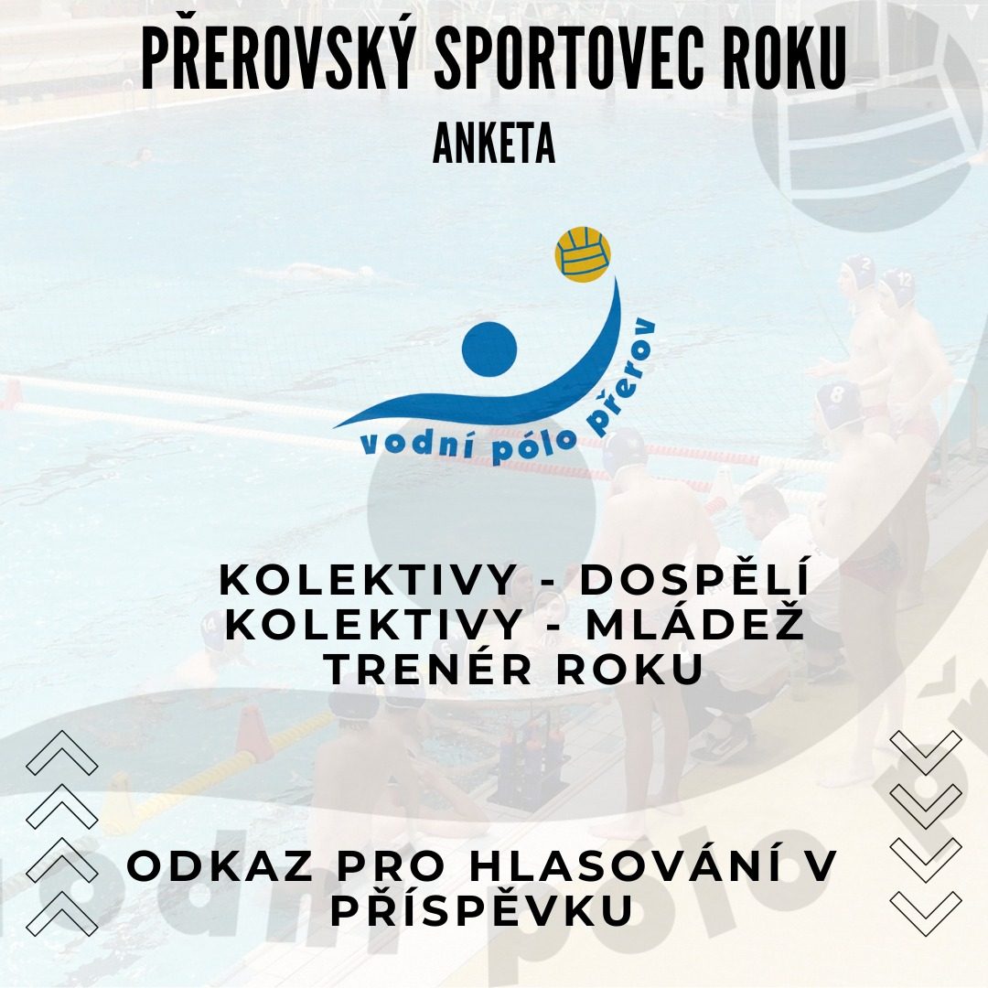 💙🤽‍♂️ KVP PŘEROV V ANKETĚ PŘEROVSKÝ SPORTOVEC ROKU