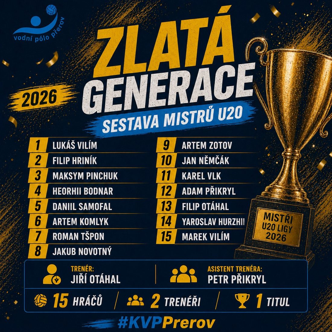 🥇 ZLATÁ GENERACE KVP PŘEROV 🥇